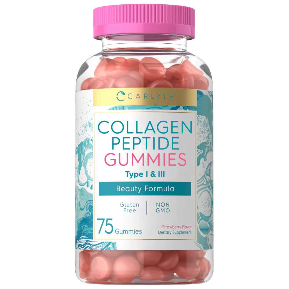 Carlyle Nutritionals Collagen Peptide 75 Gummies Type I &amp; Ii