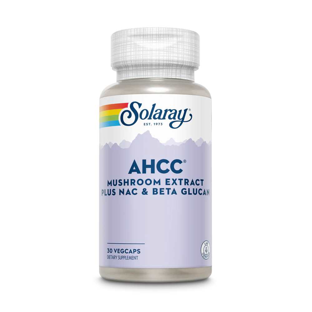 Solaray Ahcc + Nac &amp; Beta Glucan 30 Caps