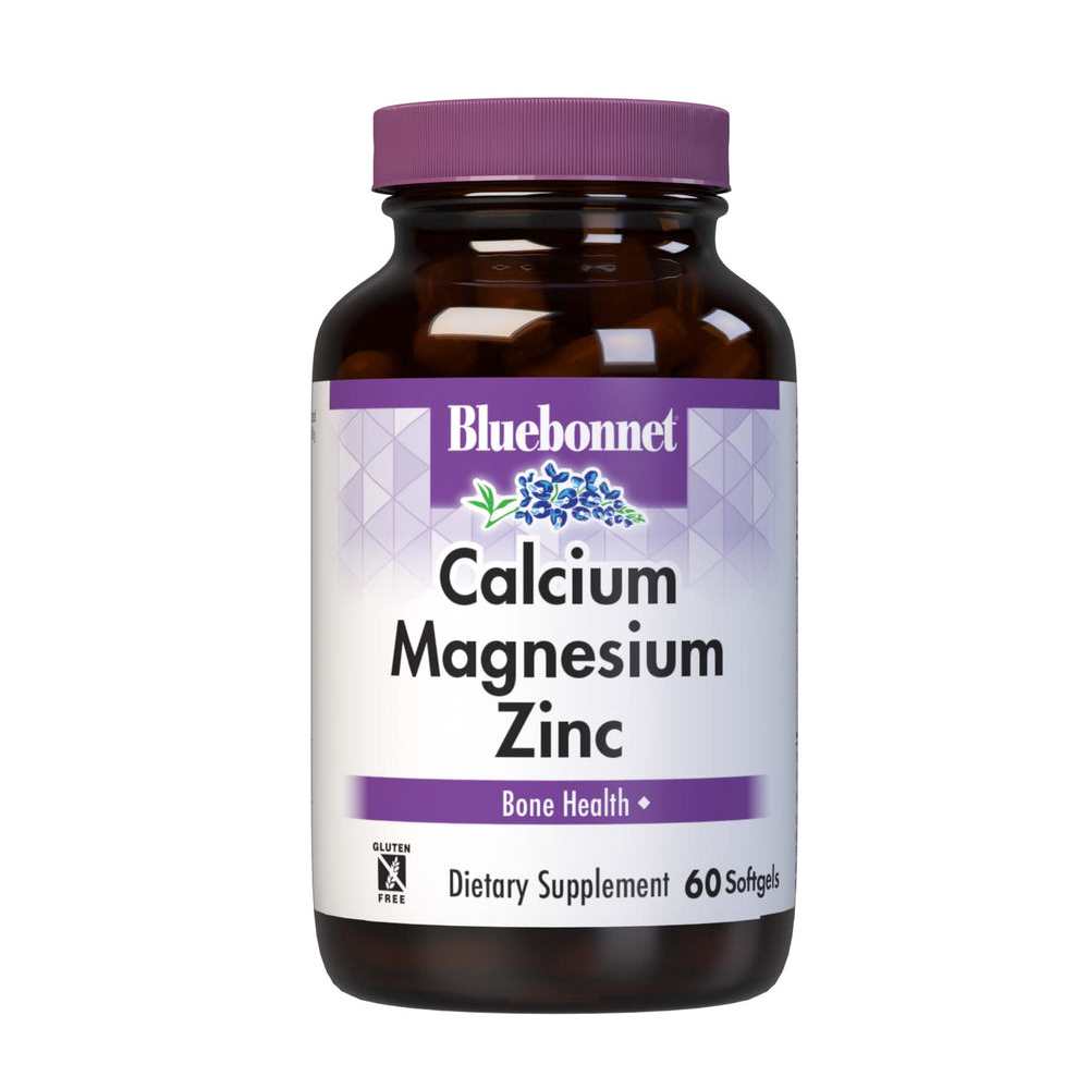 Bluebonnet Nutrition Ccalcium Magnesium Zinc &amp; Vitamin D3 60 Softgels