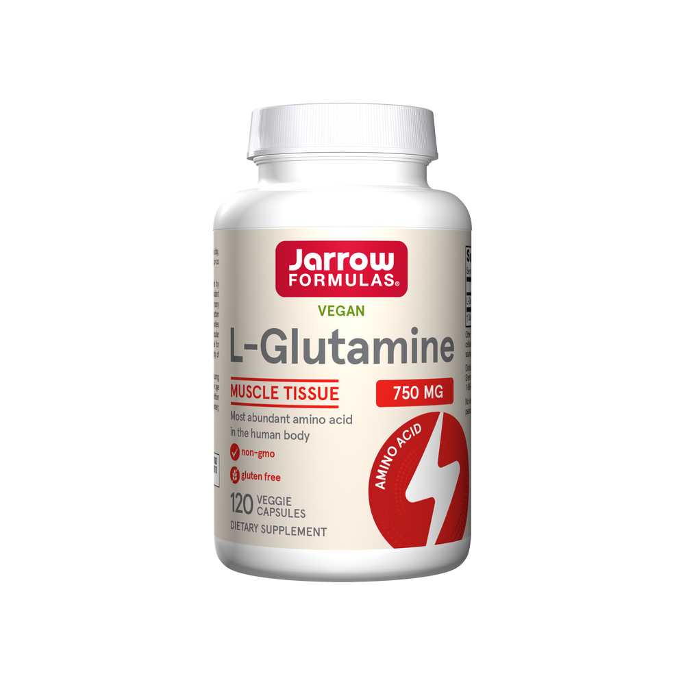 Jarrow Formulas L-Glutamine - 750mg 120 Veggie Capsules