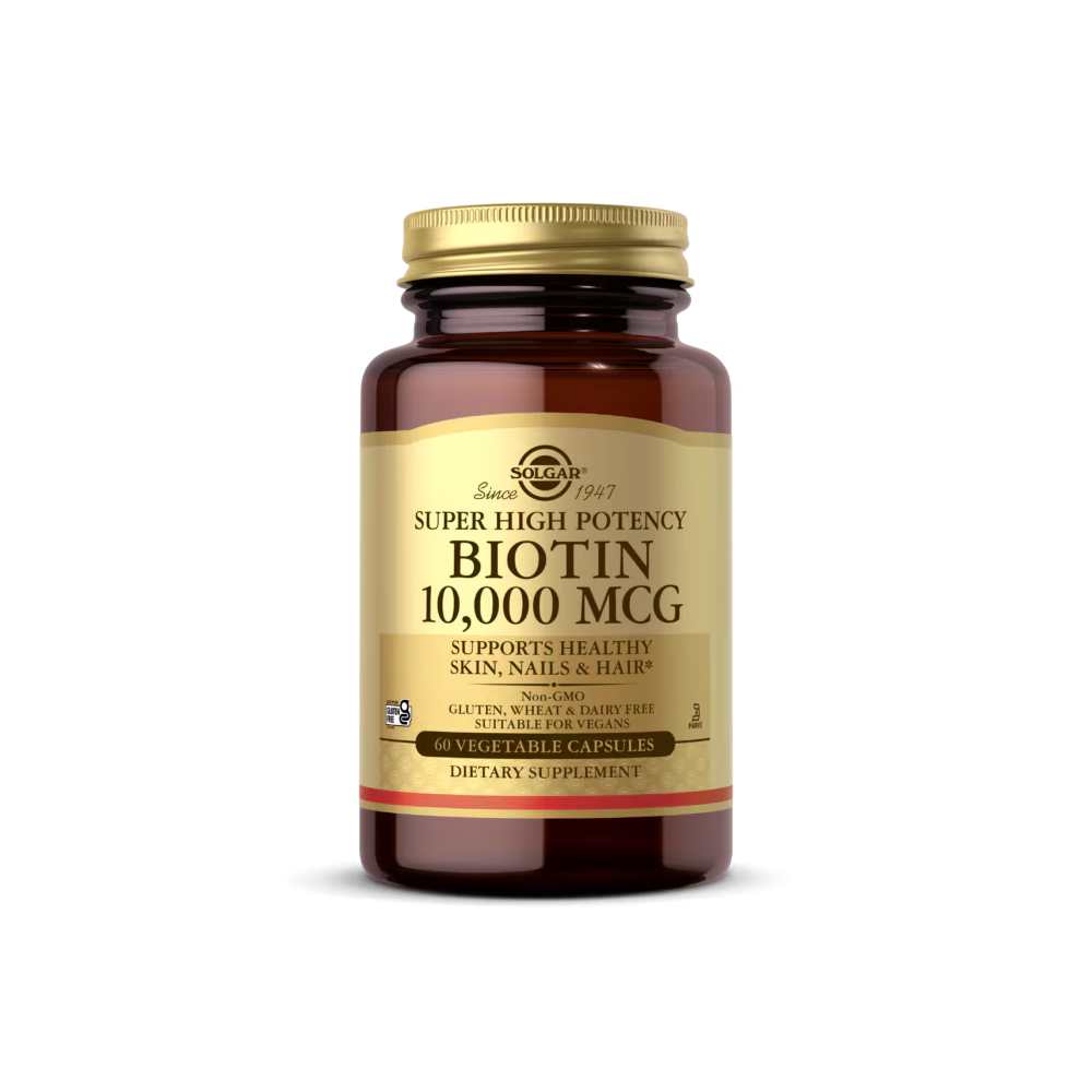 Solgar Biotin 10000 Mcg 60 Vegetable Capsules