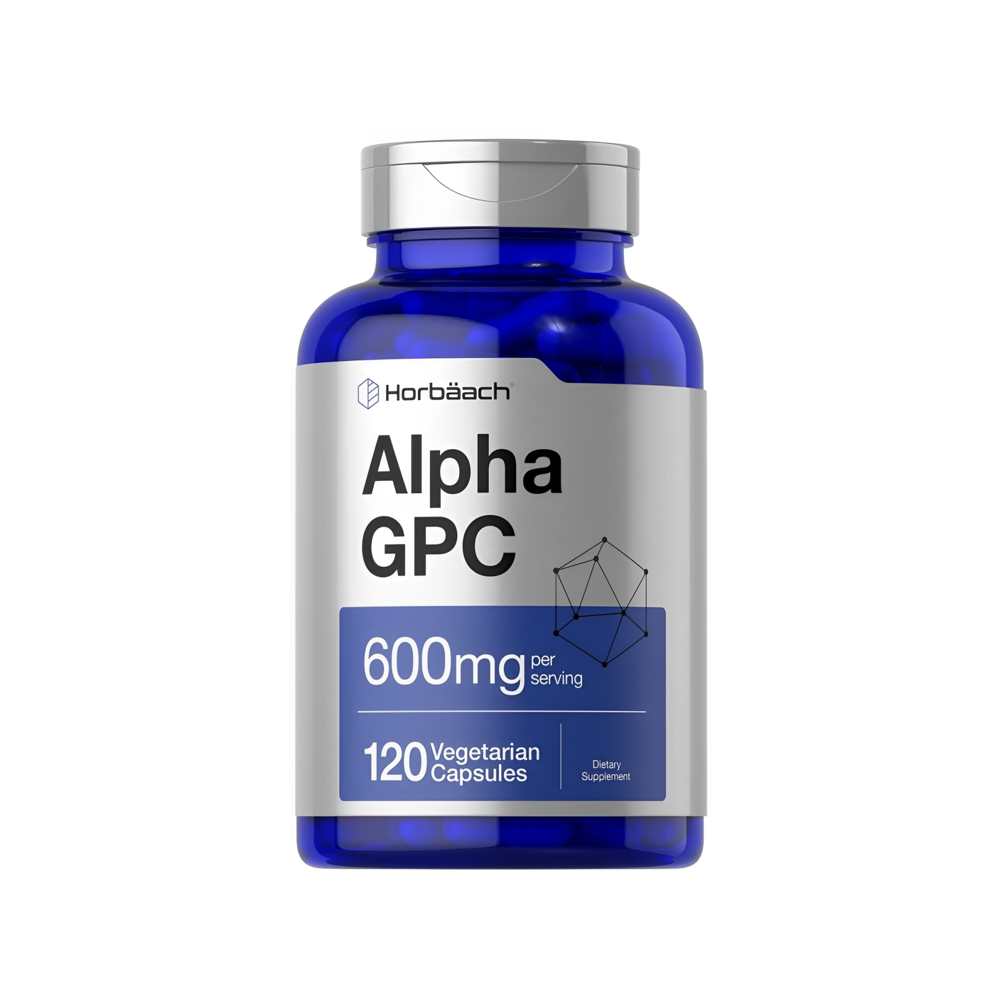 Horbäach Alpha Gpc – Cognitive &amp; Memory Support (120 Vegetarian Capsules)