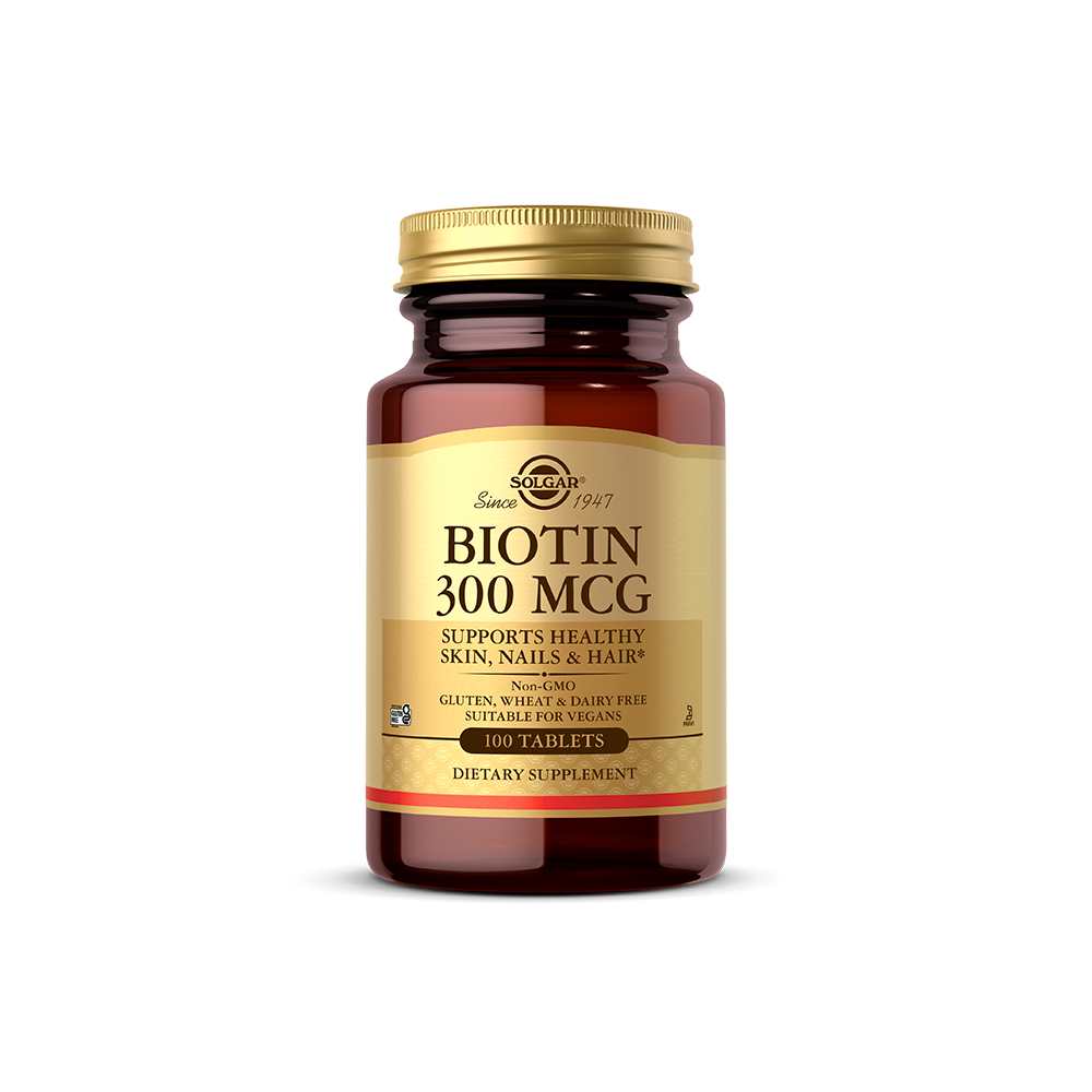 Solgar Biotin 300 Mcg 100 Tablets