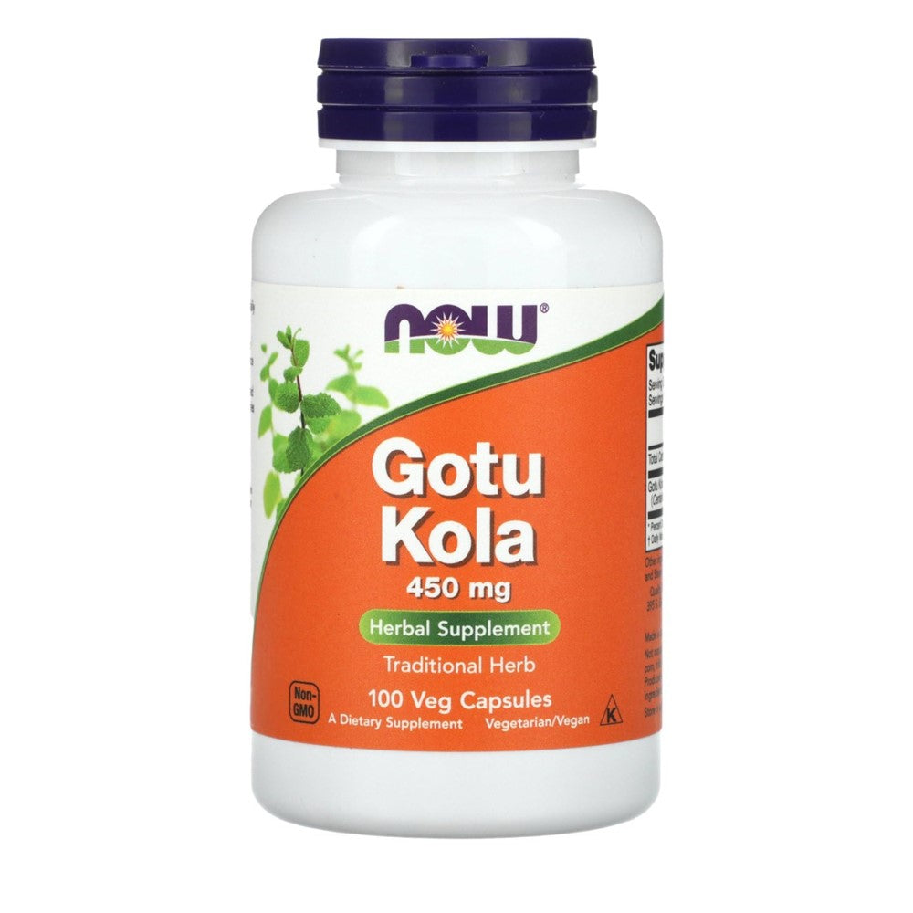 Gotu Kola 450mg – Traditional Herbal Supplement for Brain &amp; Circulatory Health | 100 Veg Capsules