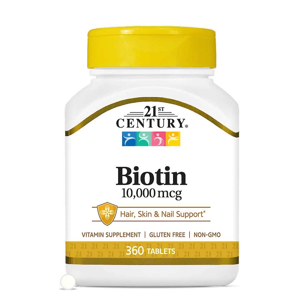 21st Century Biotin 10,000 Mcg 360 Tablets