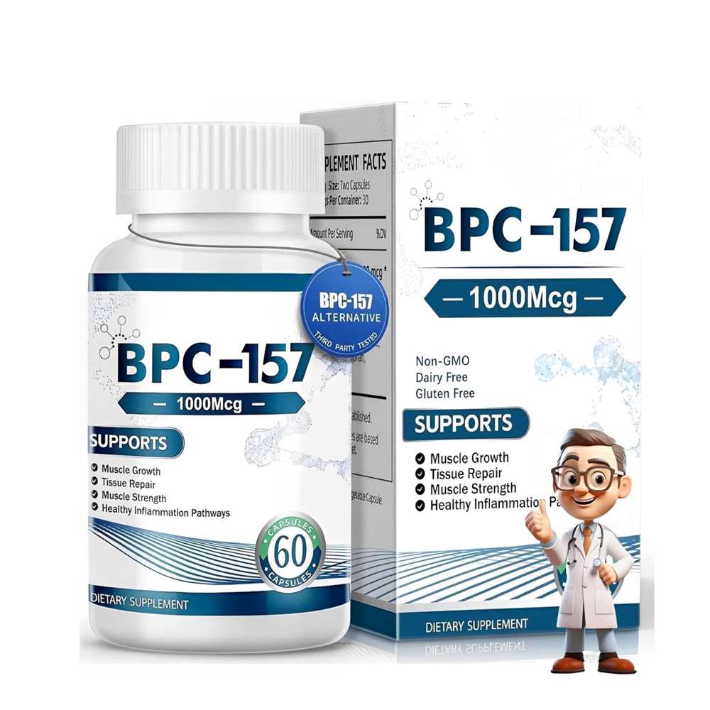 Generic Bpc-157 1000mcg – Muscle Growth &amp; Tissue Repair Support (60 Capsules) | Dietary Supplement