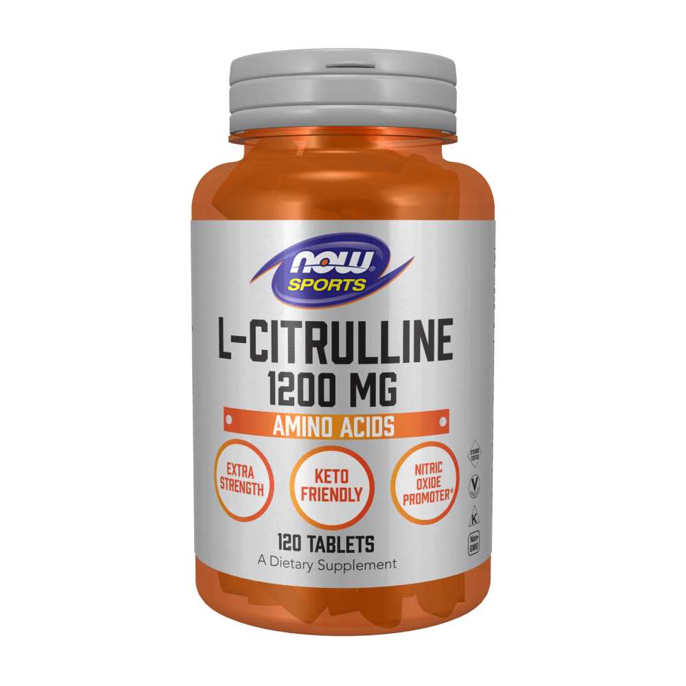 Now Sports L-Citrulline Extra Strength 1200 Mg – Nitric Oxide &amp; Endurance Support – 120 Tablets