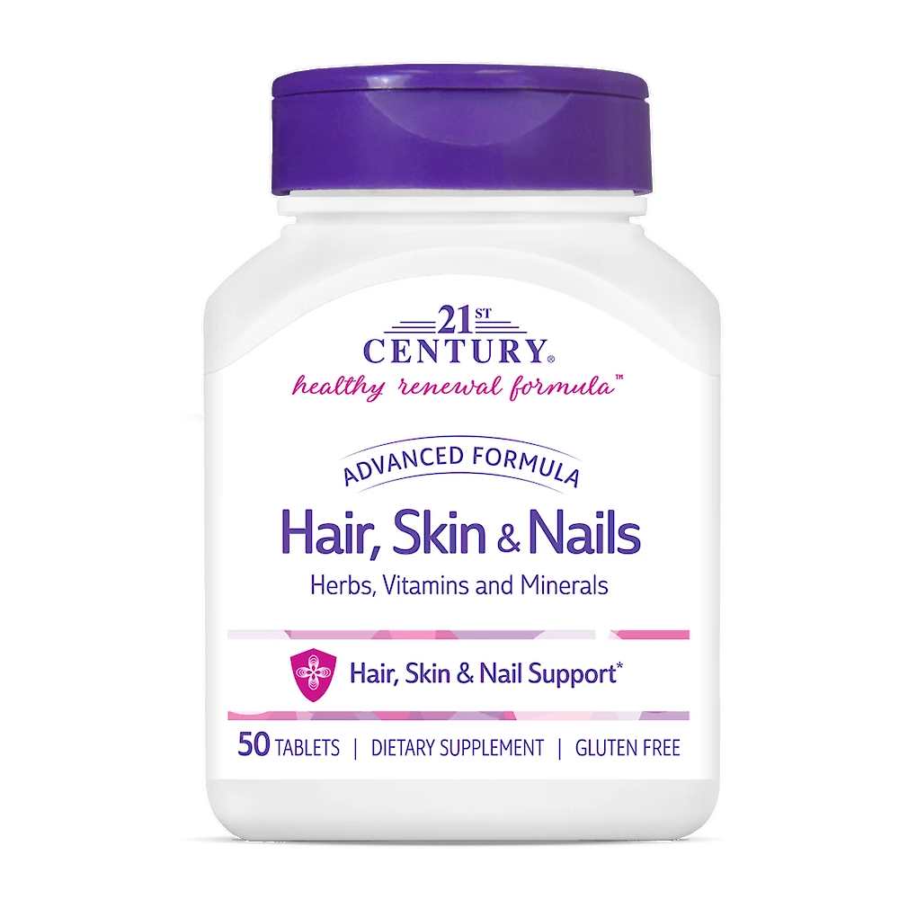 21st Century Hair, Skin &amp; Nails - Advanced Formula 50 Tabs