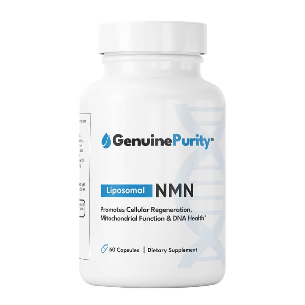 Genuine Purity™ Liposomal Nmn - Cellular Regeneration &amp; Dna Health Supplement - 60 Capsules