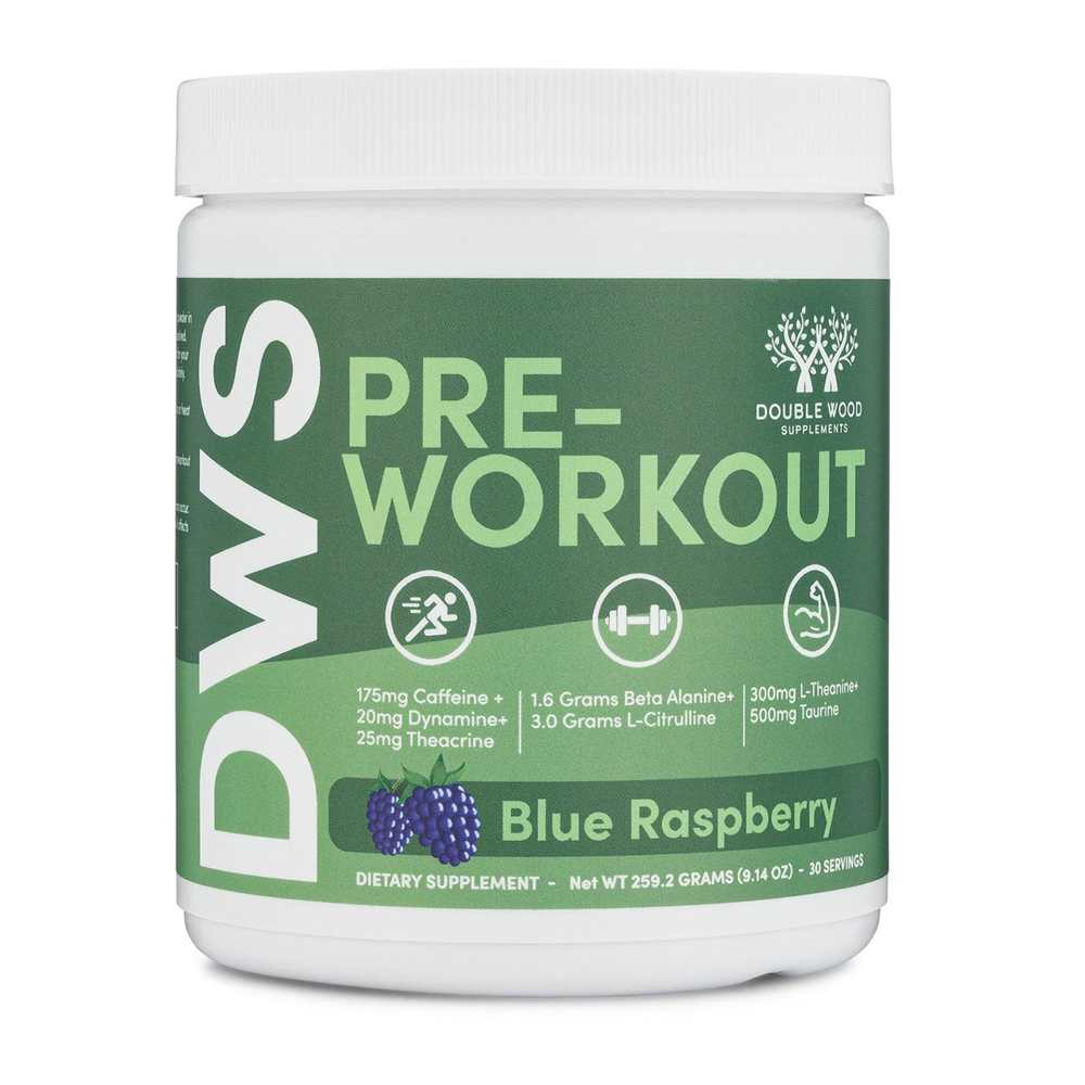 Double Wood Pre-Workout DWS – 175mg Caffeine &amp; Multi-Ingredient Performance Formula | 30 Servings