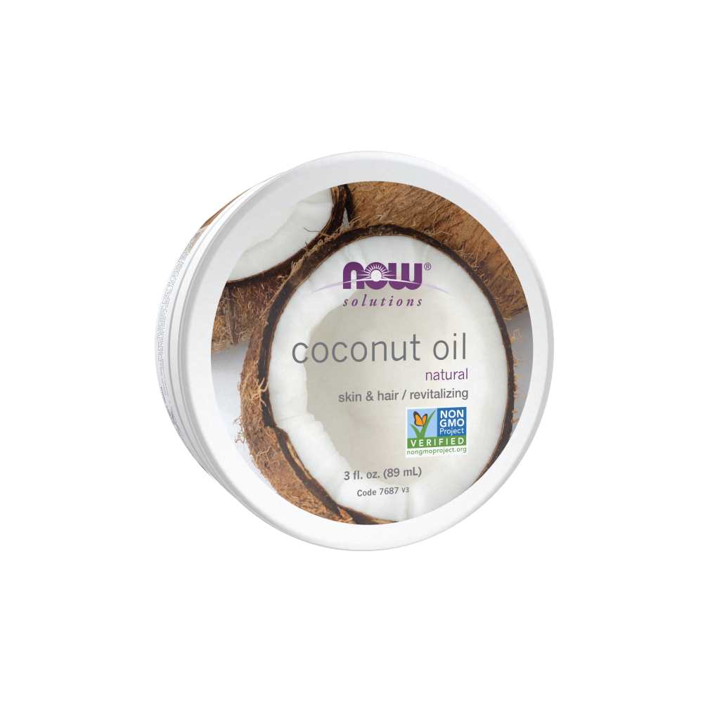 Now Foods Coconut Oil – 100% Pure &amp; Skin Softening – Multi-Purpose Moisturizing Oil – 89 M L