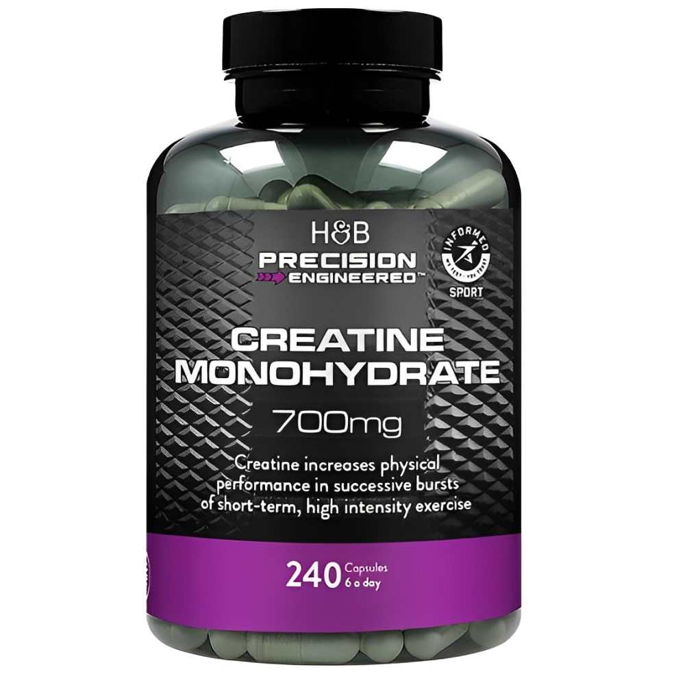 H&amp;b Precision Engineered Sport Creatine Monohydrate – 700mg – 240 Tablets