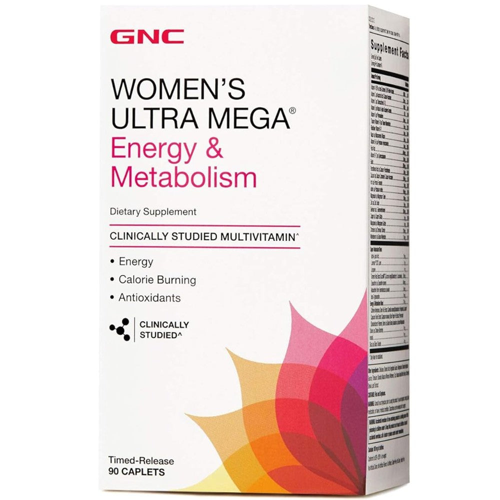 GNC Women’s Ultra Mega® Energy &amp; Metabolism – Energy, Metabolism &amp; Antioxidant Support