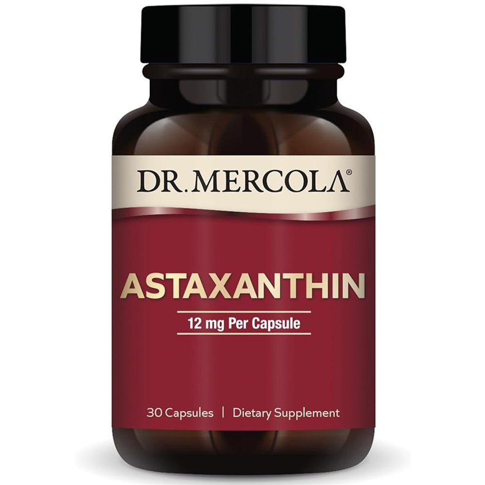 Dr. Mercola Astaxanthin 12mg — Potent Antioxidant Formula for Cellular Health