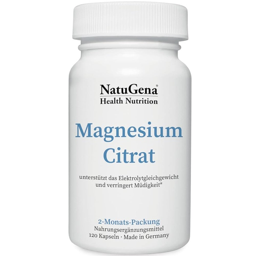 NatuGena Health Nutrition Magnesium Citrat - Muscle &amp; Nerve Health