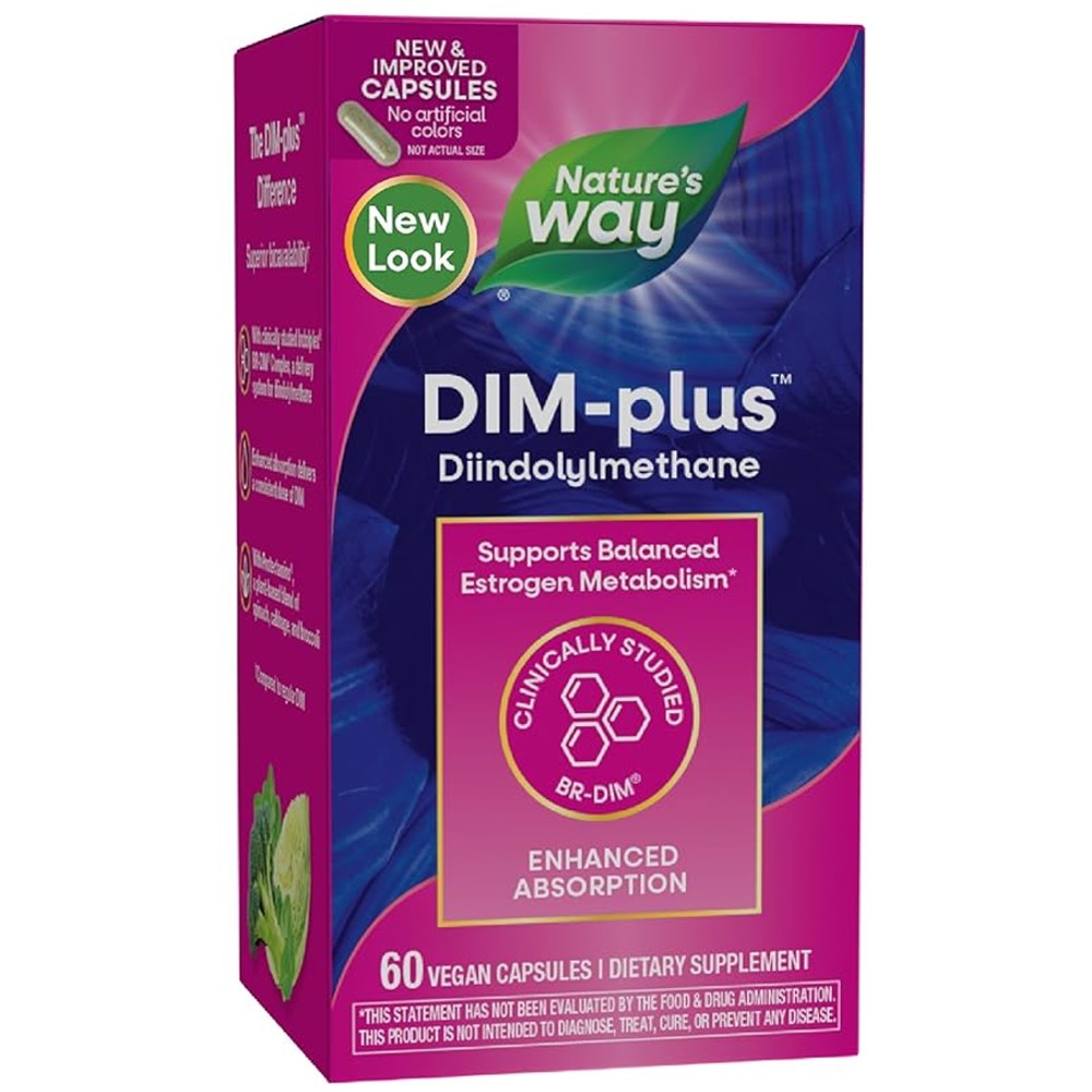 Nature’s Way DIM-plus™ Diindolylmethane - Enhanced BR-DIM for Balanced Estrogen Support