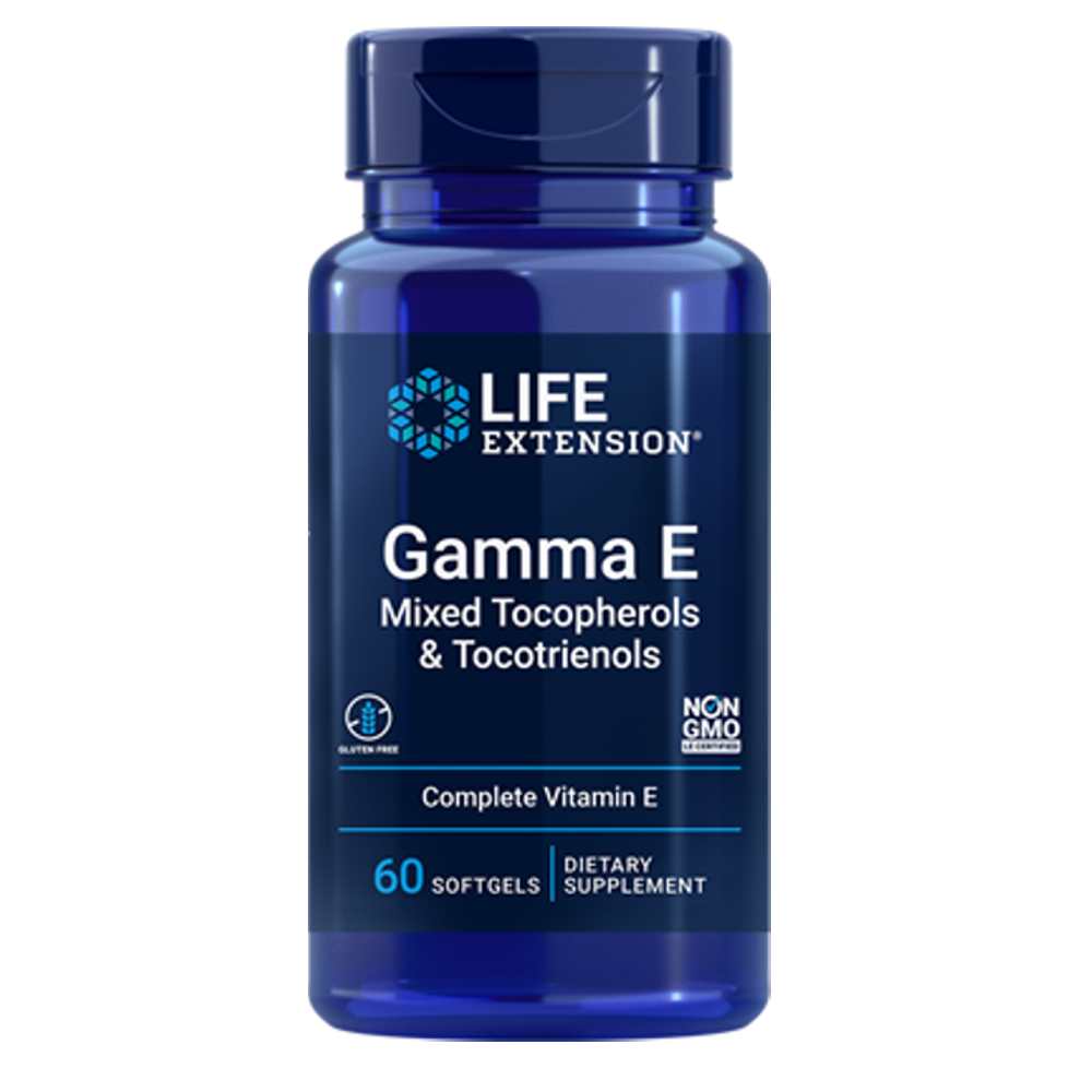 Life Extension Gamma E Mixed Tocopherols &amp; Tocotrienols – 60 Softgels