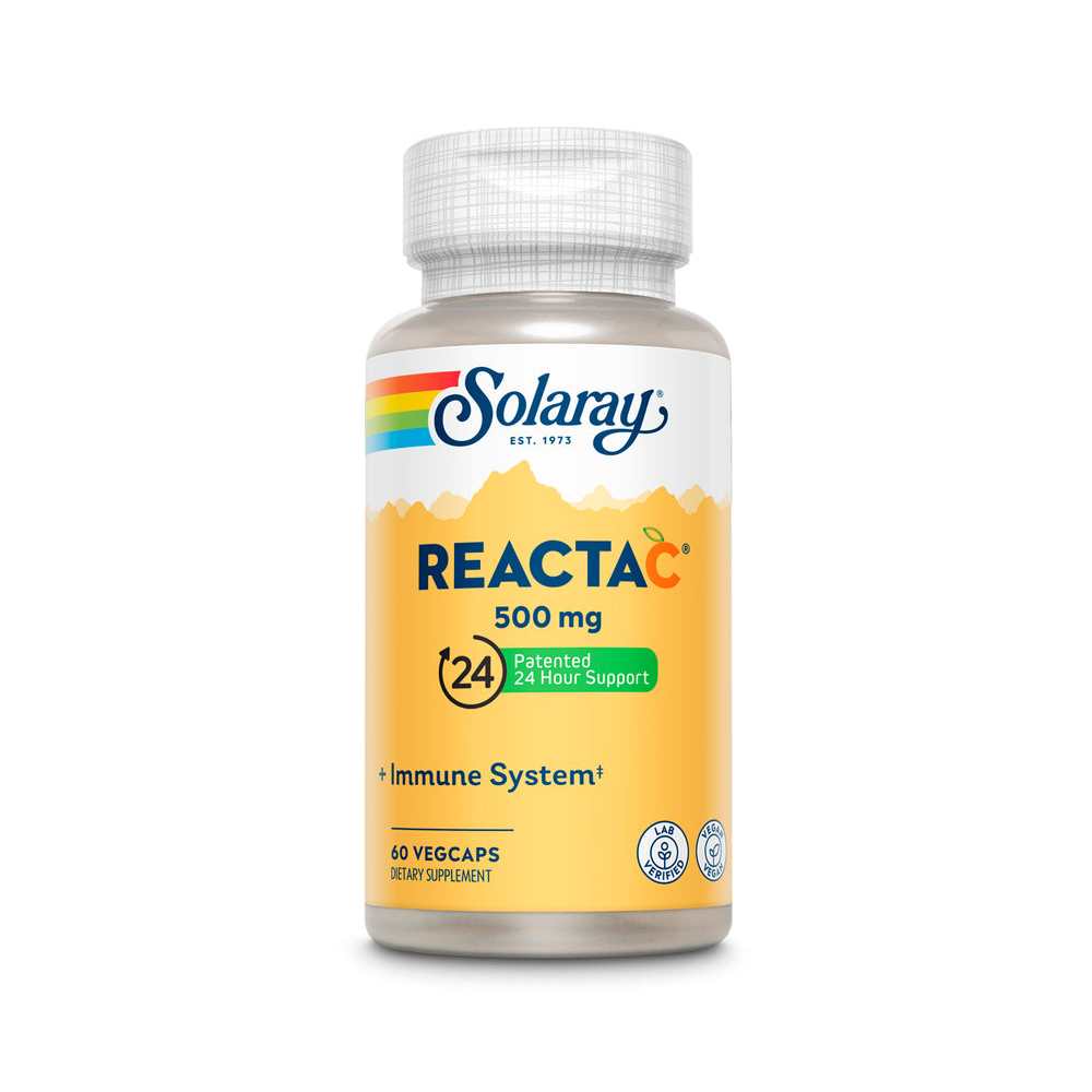 Solaray Reacta-C &amp; Bioflavonoids 500mg 60 Caps