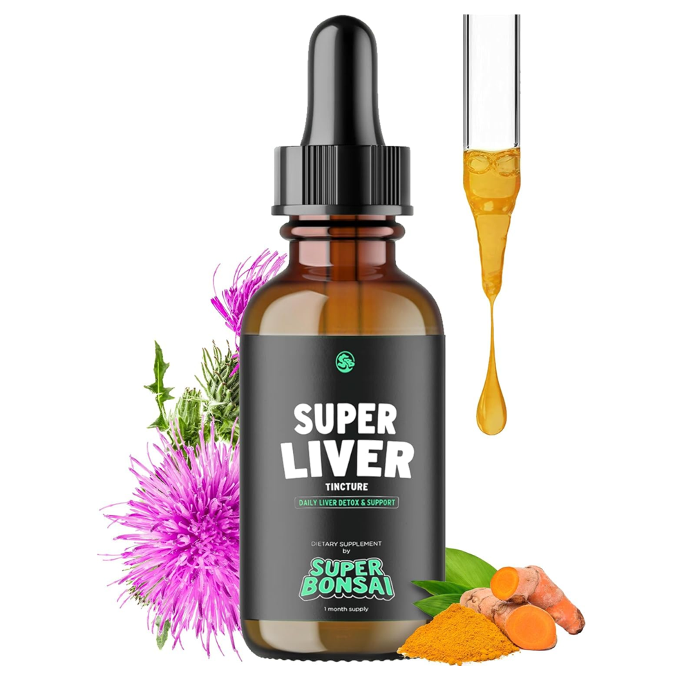 Super Liver Tincture – Daily Detox &amp; Liver Support with Milk Thistle &amp; Turmeric