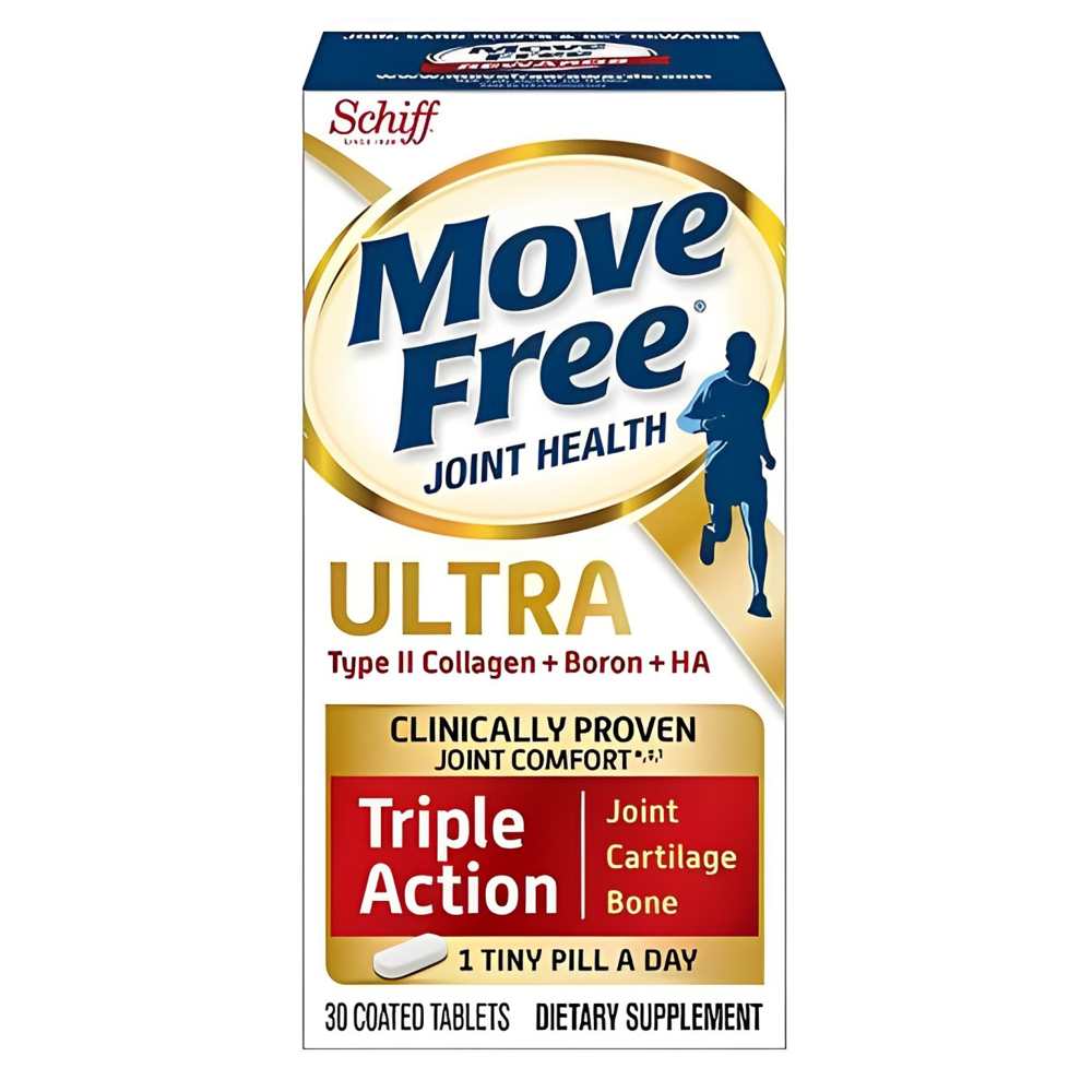 Schiff Move Free Joint Health Ultra – Triple Action Formula for Joint &amp; Bone Support, 30 Tablets