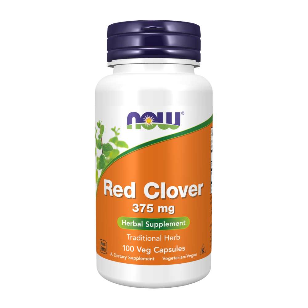 Now Foods Red Clover 375 Mg – Traditional Herbal Supplement – 100 Veg Capsules