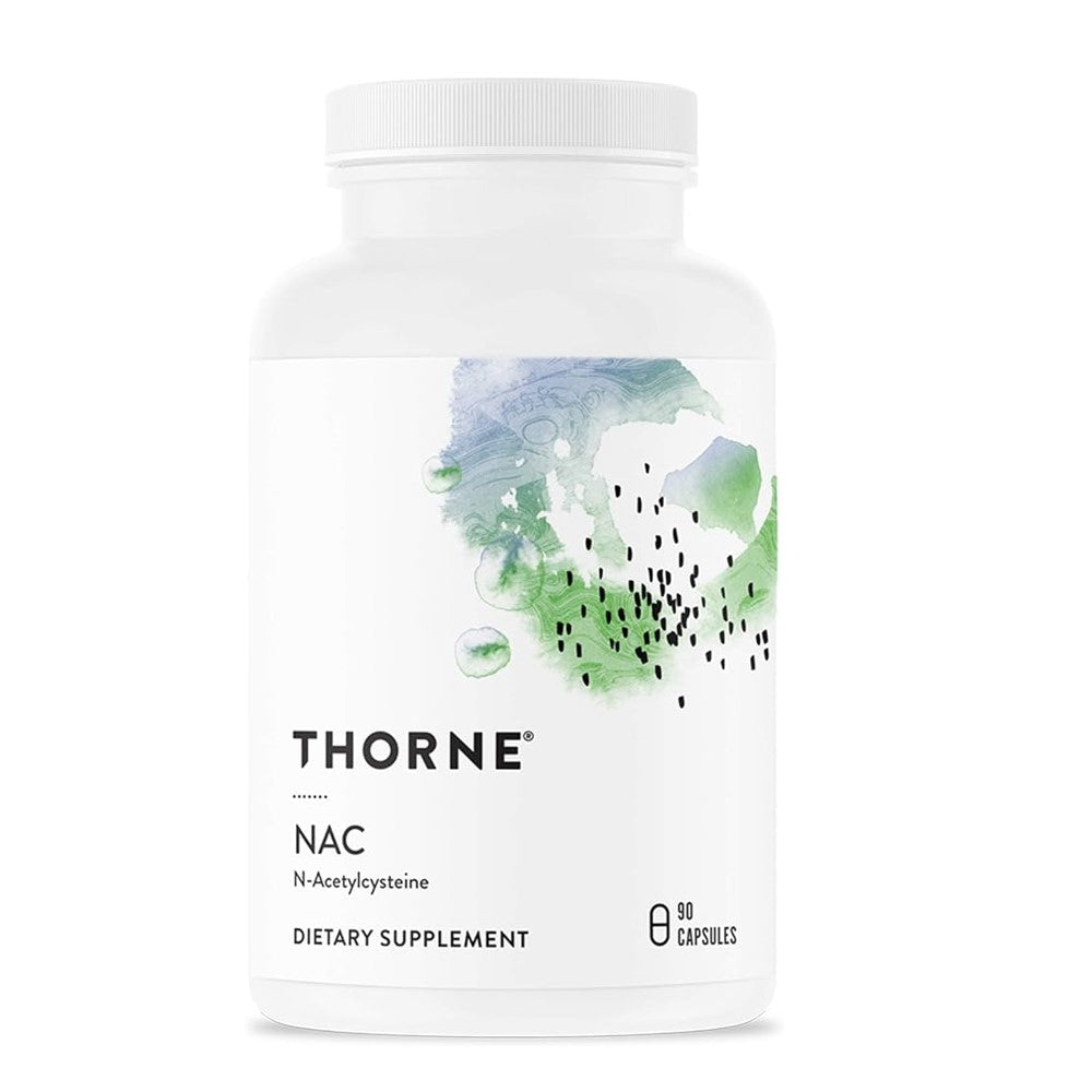 Thorne NAC (N-Acetylcysteine) – Antioxidant &amp; Lung Support | 90 Capsules
