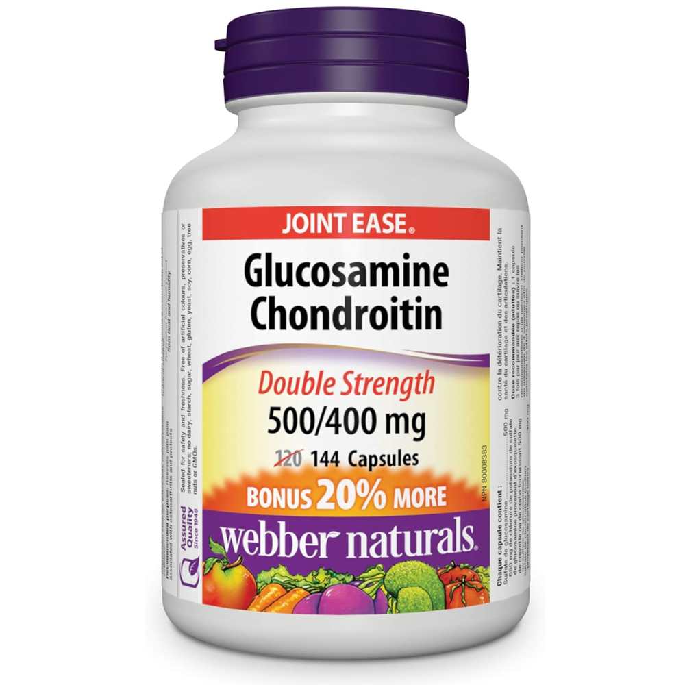 Joint Support Formula – Glucosamine 500mg &amp; Chondroitin 400mg – Webber Naturals