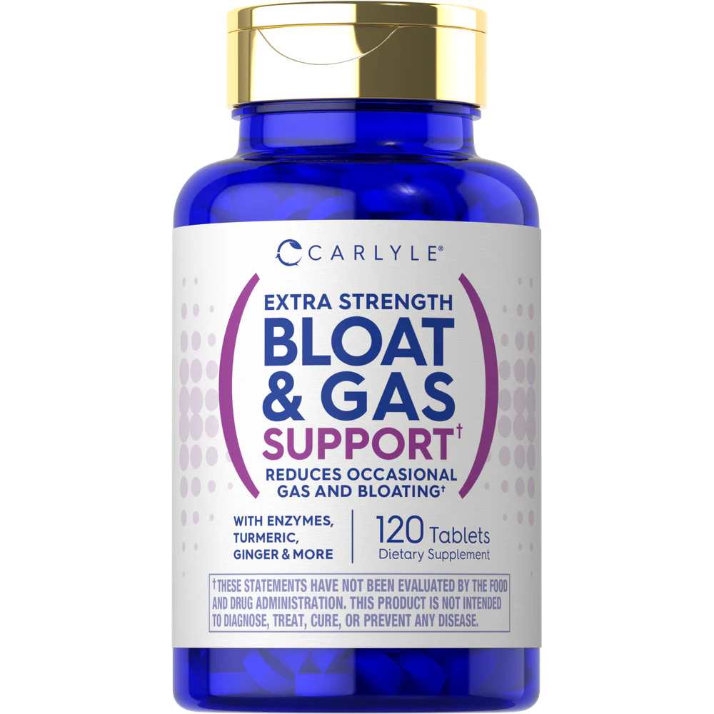 Carlyle Nutritionals Bloat &amp; Gas Support | 120 Tablets