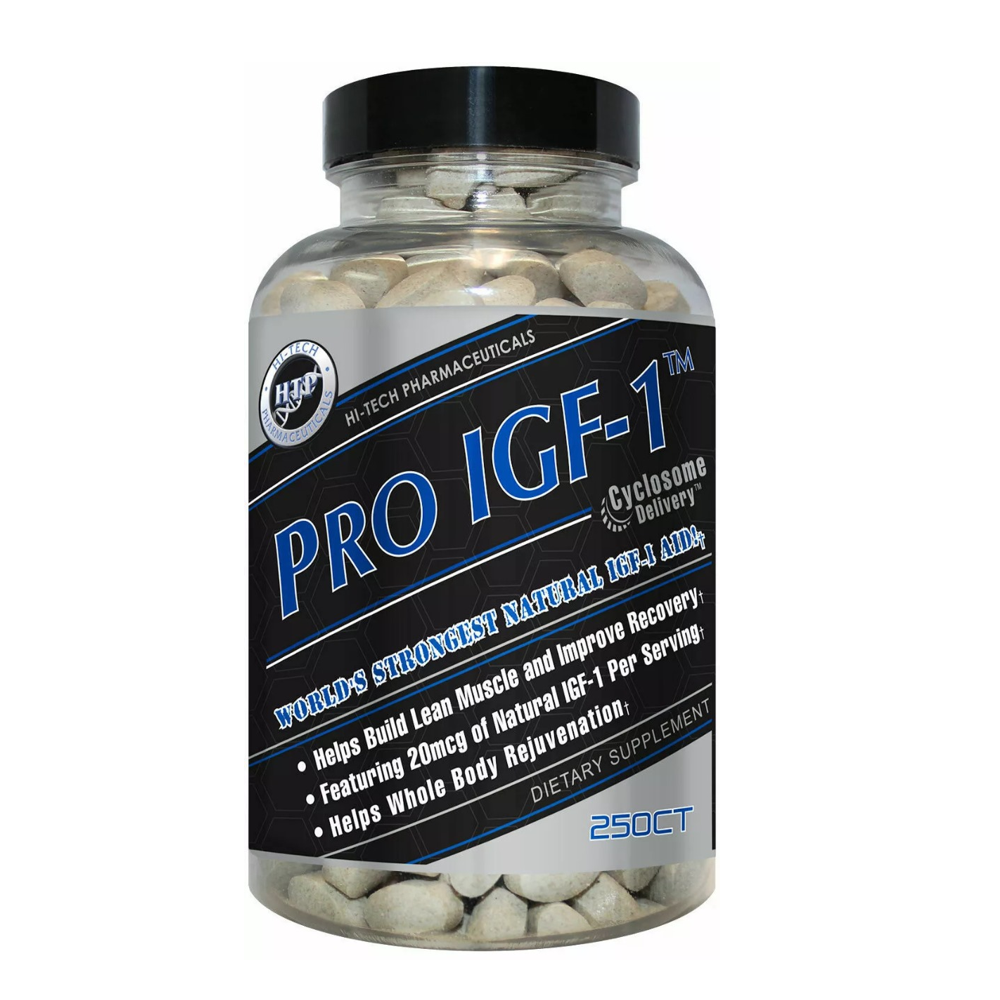 HI-TECH PHARMACEUTICALS PRO IGF-1™ 250 Tablets Cyclosome Delivery for Lean Muscle &amp; Recovery