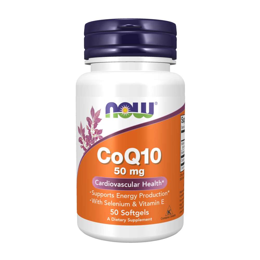 Now Foods Co Q10 50 Mg – Cardiovascular Health &amp; Energy Support – 50 Softgels