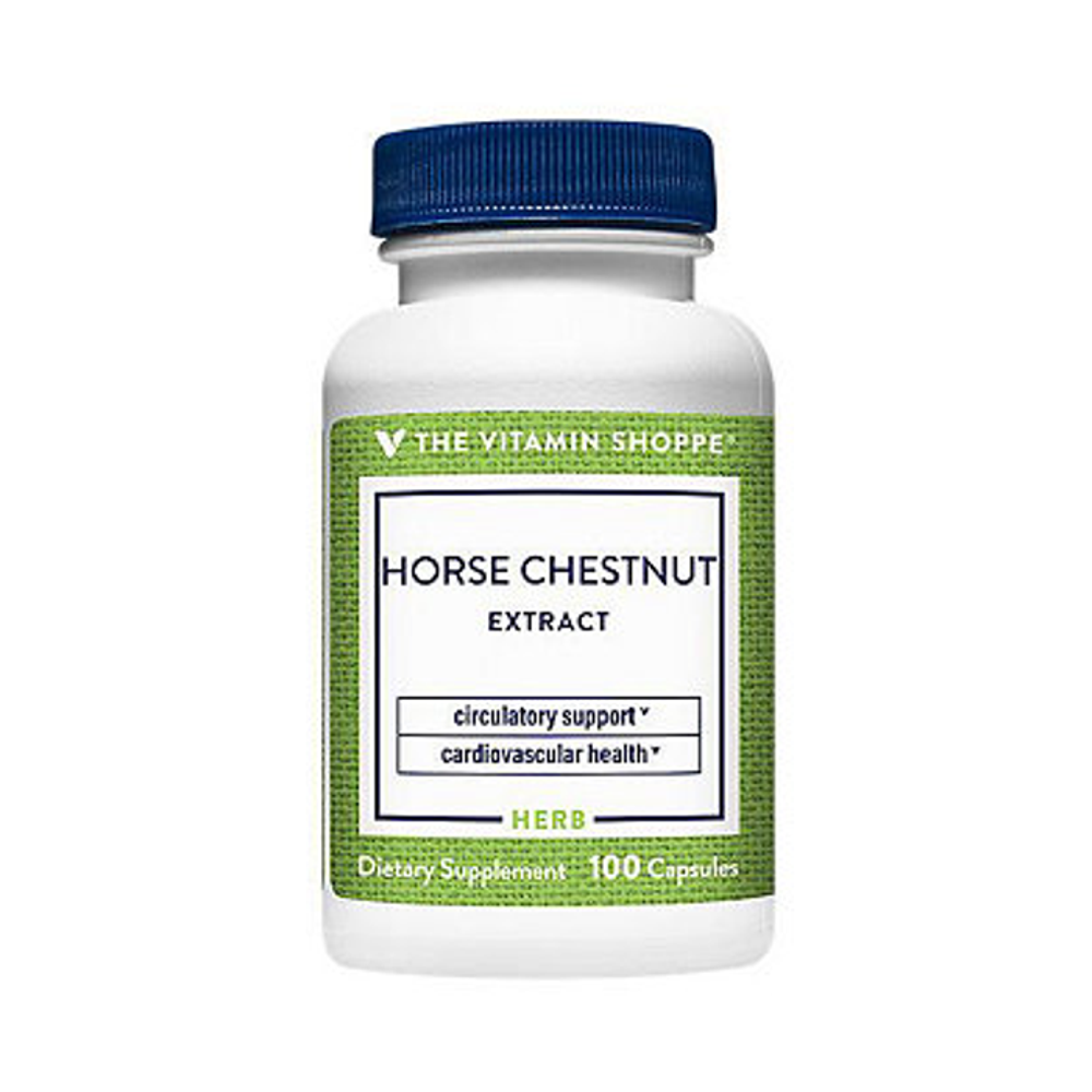 Horse Chestnut Extract By The Vitamin Shoppe - 100 Capsules | Circulation Support &amp; Cardiovascular Health