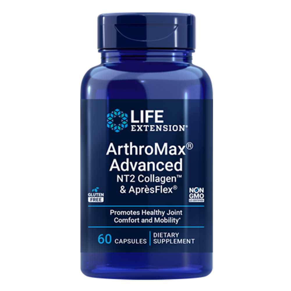Life Extension Arthro Max® Advanced with Nt2 Collagen™ &amp; Après Flex® – 60 Capsules