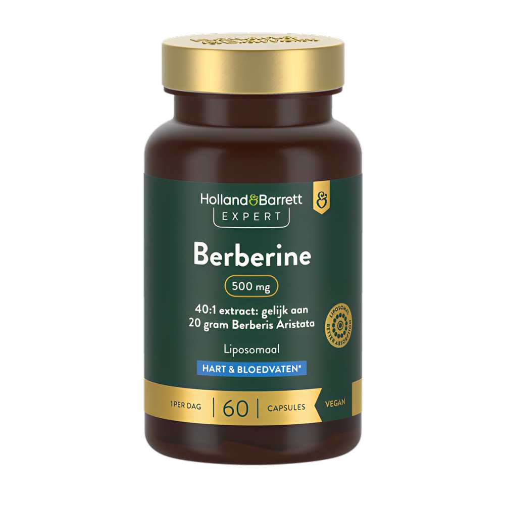 Holland &amp; Barrett Berberine 500mg – Liposomal Formula for Heart &amp; Circulation – 60 Capsules