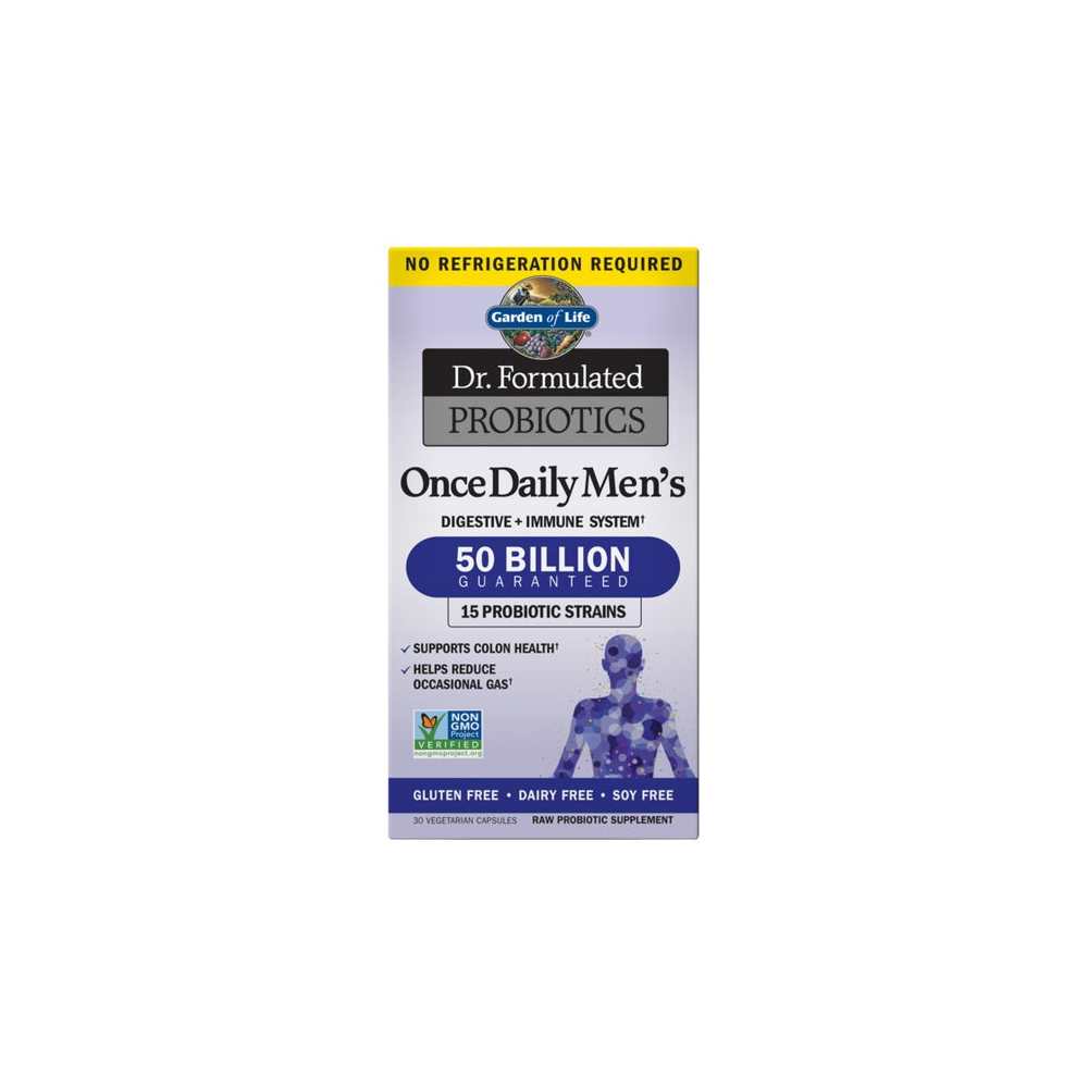 Garden of Life Dr. Formulated Probiotics Once Daily Men's Shelf-Stable - 30 Capsules