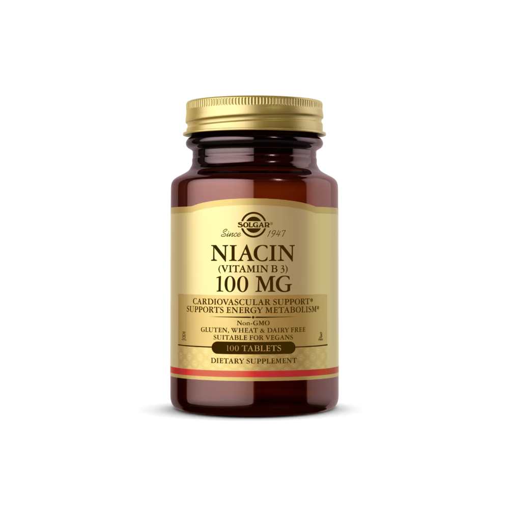 Solgar Niacin (vitamin B3) 100 Mg 100 Tablets