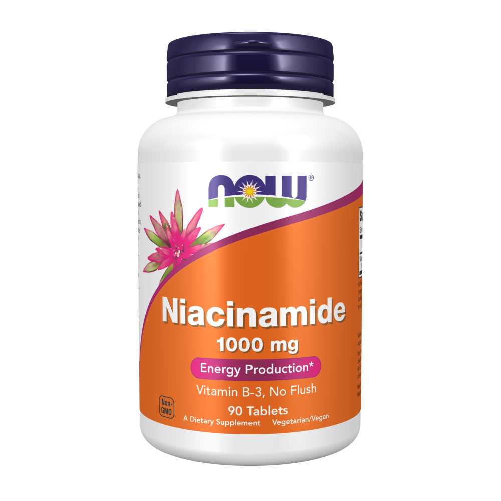 Now Foods Niacinamide 1000 Mg – Energy &amp; Skin Health – 90 Tablets