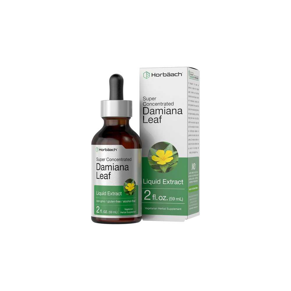 Horbäach Damiana Leaf Extract | 2oz Liquid