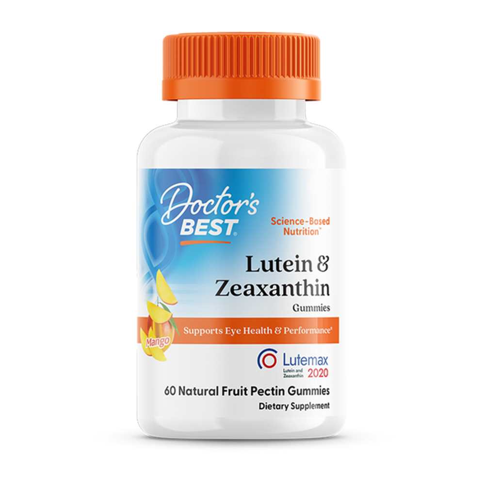 Doctor's Best Lutein &amp; Zeaxanthin Mango Madness, 60 Gummies