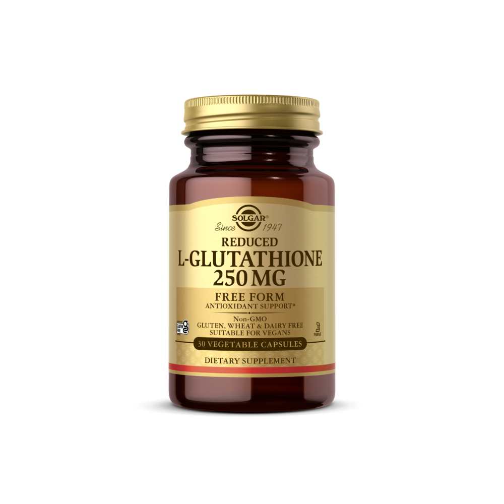 Solgar Reduced L-Glutathione 250 Mg 30 Vegetable Capsules
