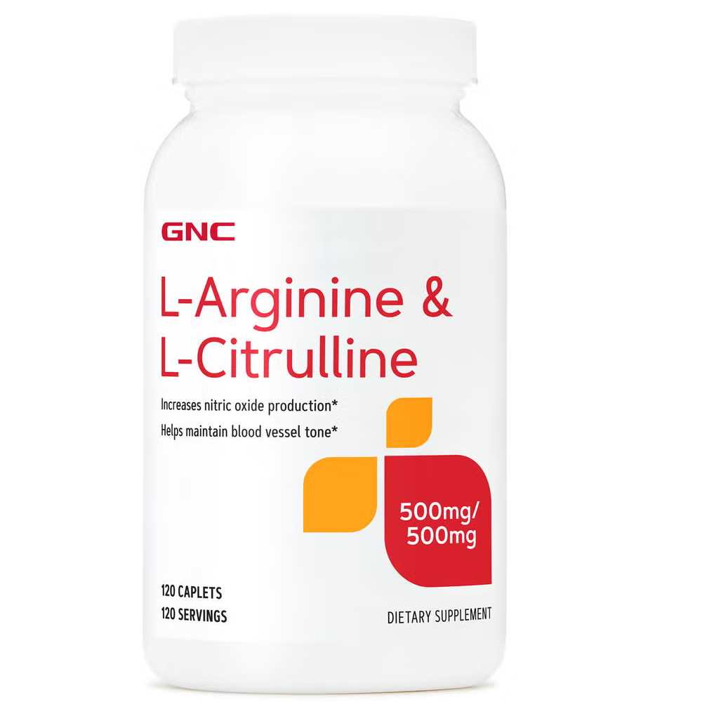 Gnc L-Arginine &amp; L-Citrulline 500 Mg / 500 Mg - 120 Caplets