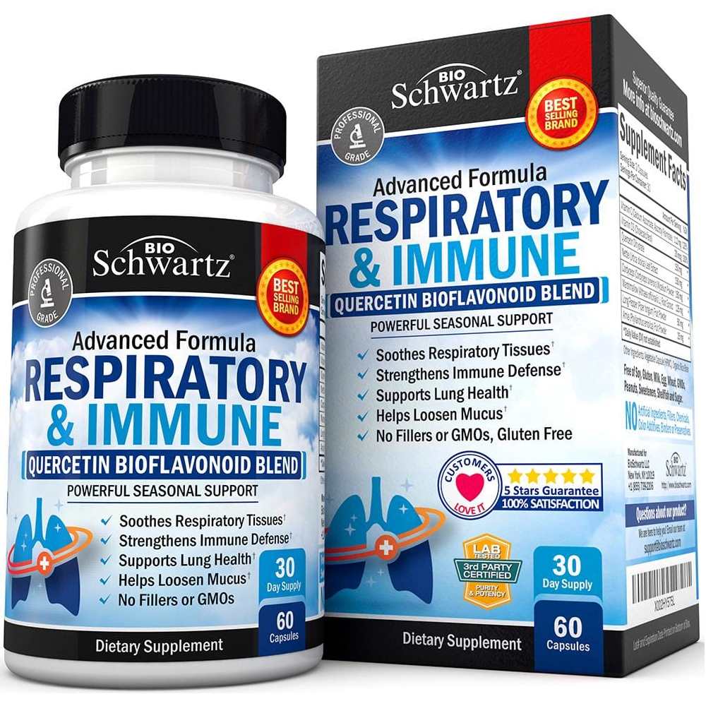 Bio Schwartz Respiratory &amp; Immune – 60 Capsules