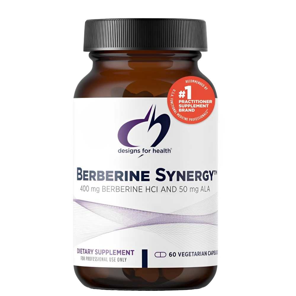 Designs for Health Berberine Synergy – 400mg Berberine H Cl &amp; 50mg Ala – 60 Capsules