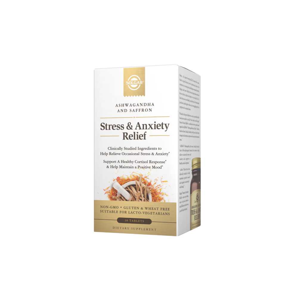 Solgar Stress &amp; Anxiety Relief 30 Tablets
