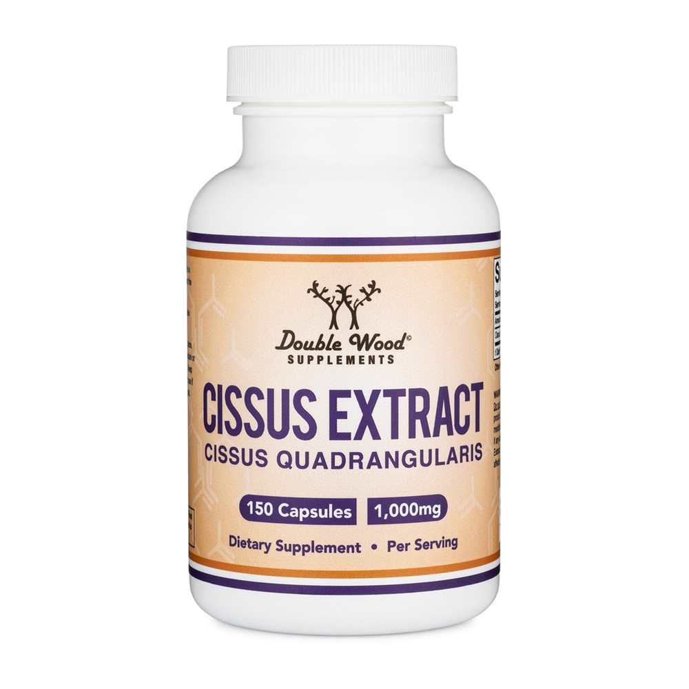 Double Wood Supplements – Cissus Extract 1000mg | Bone, Joint &amp; Tendon Support | 150 Ct