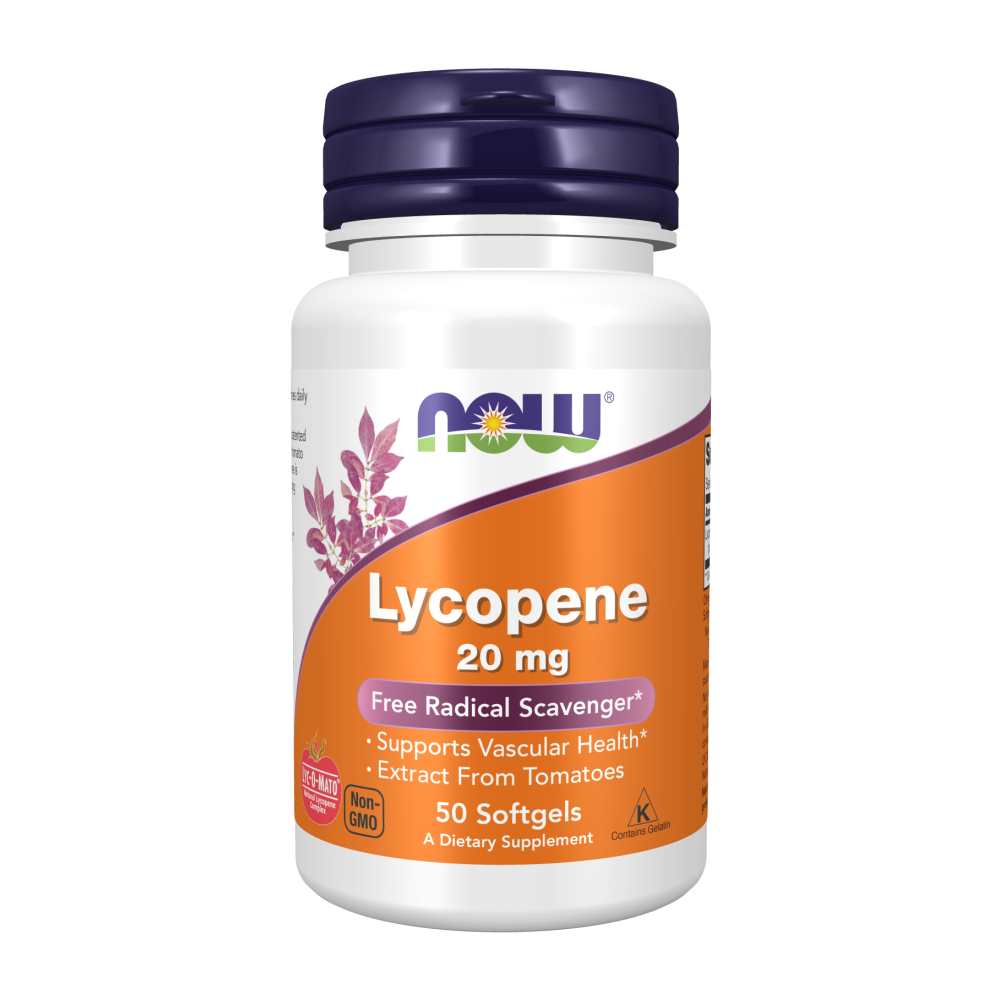 Now Foods Lycopene 20mg – Antioxidant &amp; Heart Health Support – 50 Softgels