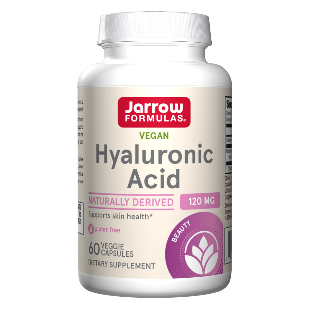 Jarrow Formulas Hyaluronic Acid 120MG - Supports Skin &amp; Joint Health - 60 Veggie Capsules