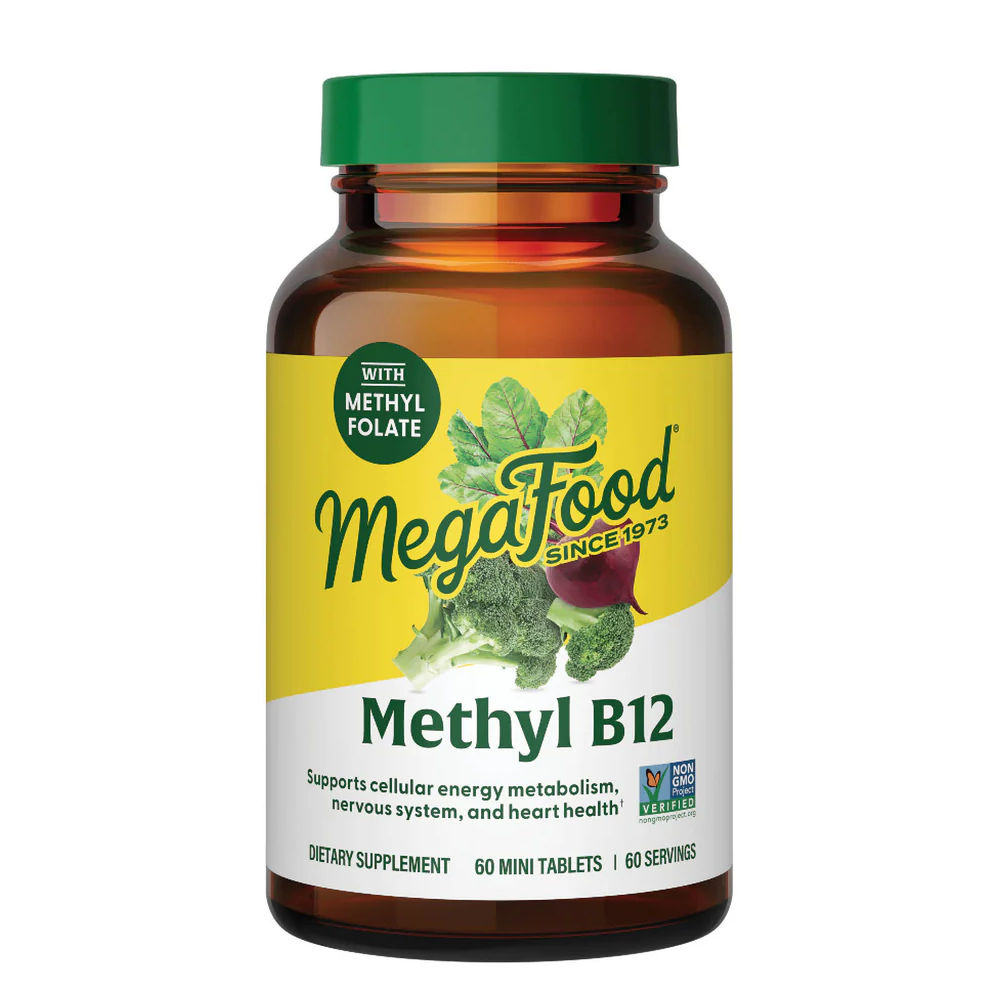 MegaFood Balanced B Complex – With Methyl B12 &amp; Folate | Supports Cellular Energy, Metabolism &amp; Nervous System Health | Made with All Eight B Vitamins | Dietary Supplement