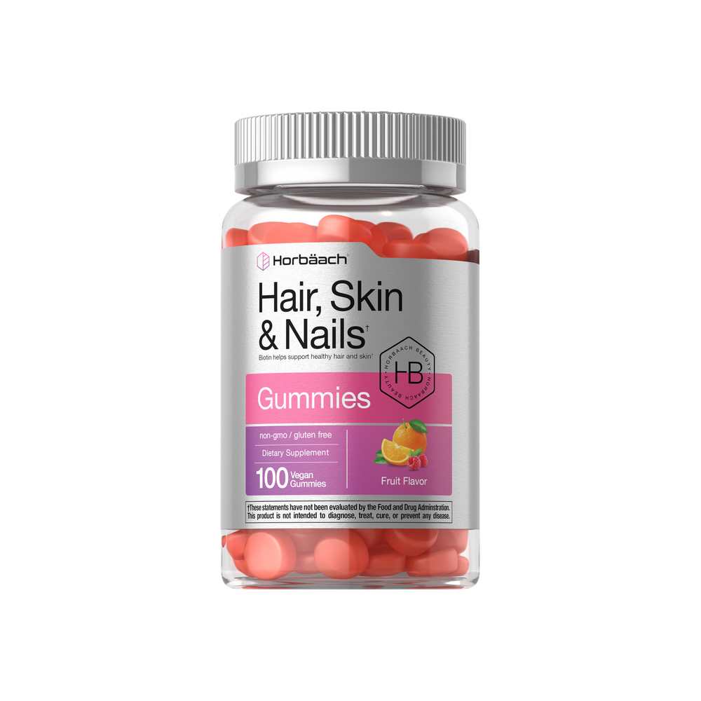 Horbäach Hair Skin &amp; Nails | 100 Gummies