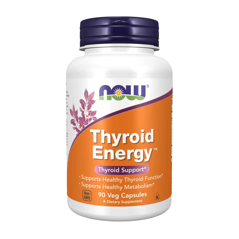 Now Foods Thyroid Energy – Metabolism &amp; Thyroid Support – 90 Veg Capsules