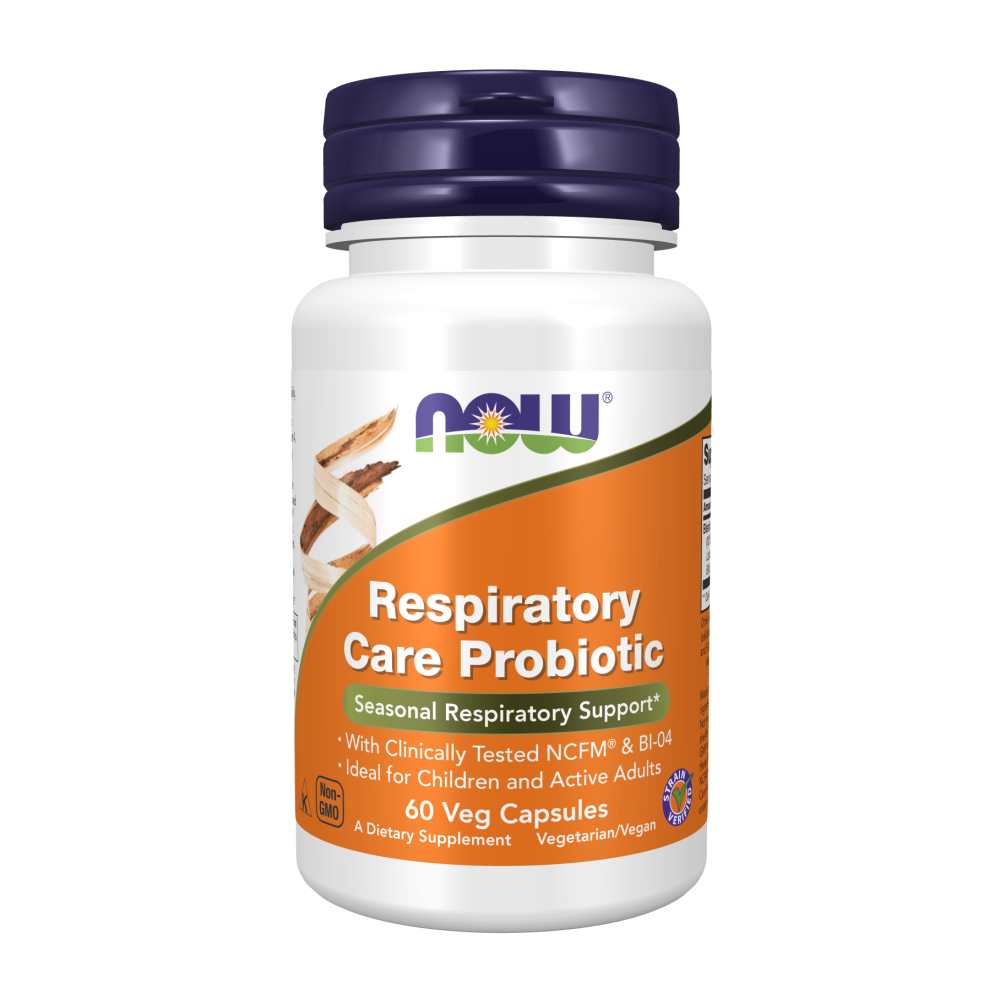 Now Foods Respiratory Care Probiotic – Seasonal Immune &amp; Lung Support – 60 Veg Capsules